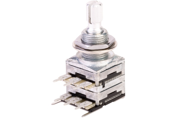 MEC Pickups  Stereo Potentiometer, (05A250K / 05C250K)/cc
