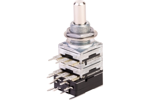 Stereo Potentiometer, (C220K / C220K), Push/Pull, Lefthand Stereo Potentiometer, (C220K / C220K), Push/Pull, Lefthand