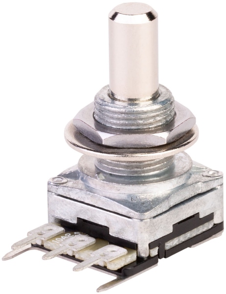 MEC Pickups  Mono Potentiometer, A25K, Solid Shaft (6 mm)