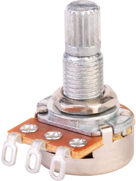 MEC Pickups Mono Potentiometer, A500K, Split Shaft