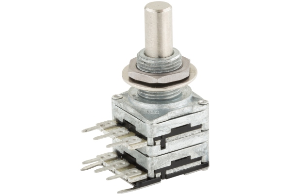 MEC Pickups  Mono Stacked Potentiometer, (05C25K / 05A25K)/cc