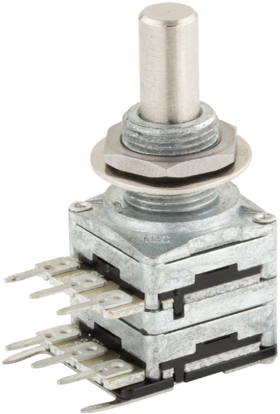 MEC Pickups  Mono Stacked Potentiometer, (05C25K / 05A25K)/cc