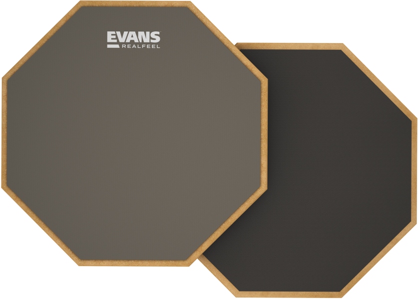 Evans RealFeel 2-Sided Practice Drum Pad 12 Inch