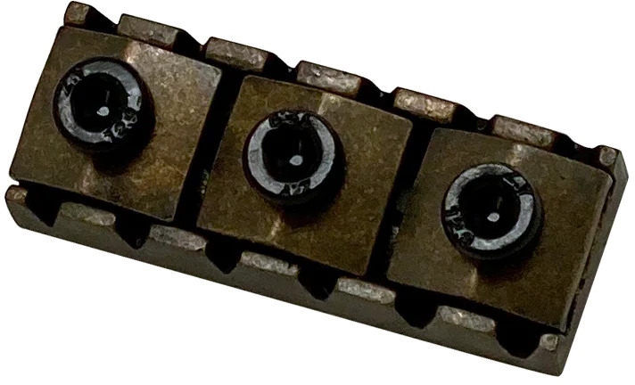 Floyd Rose FR1NL3GB - 1000 Series / Special Locking Nut R-3 - Left - Green Bronze