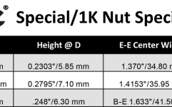 Prăguș blocabil (Locking nut) Floyd Rose  FR1NR3AB - 1000 Series / Special Locking Nut R-3 - Antique Bronze