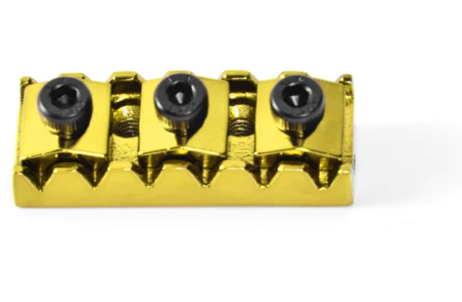 Prăguș blocabil (Locking nut) Floyd Rose  FR1NR3GDR - 1000 Series / Special Vibe Locking Nut R-3 - Goldenrod