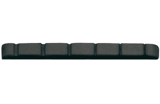Prăguș / nut chitară electrică Partsland Saddle plastic Dintat Negru