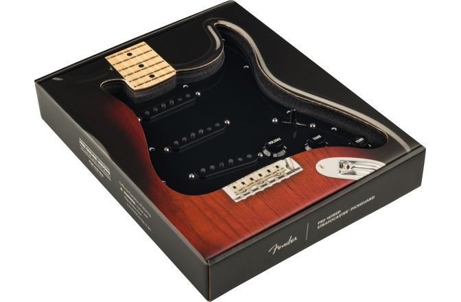 Pre-Wired Strat Fender Pre-Wired Strat Pickguard Pure Vintage '59 w/RWRP Midde Black 