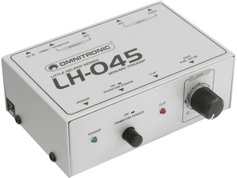 Omnitronic LH-045 Microphone Preamplifier