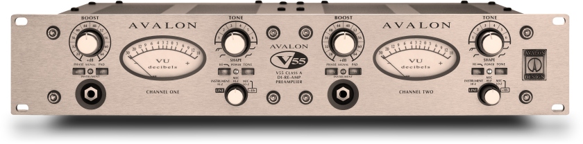 Avalon Design V55 Dual DI-RE-Mic Preamplifier