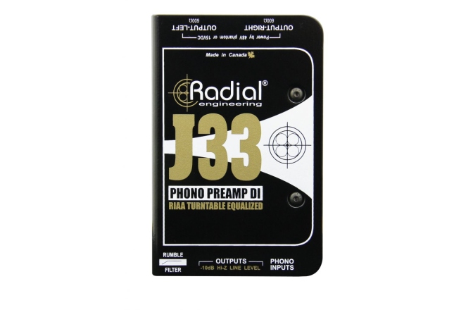Preamplificator phono Radial Engineering J 33