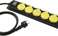 Priză multiplă Eurolite Distributor 6-fold IP44 bk 5m