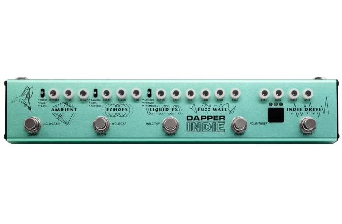 Procesor de efecte chitară  Valeton Dapper Indie VES-5