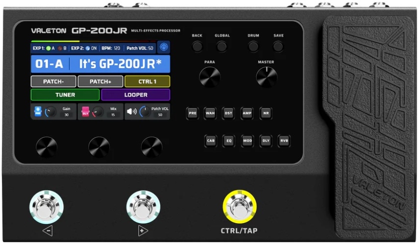 Valeton GP-200JR HD Modeling Multi-effects Processor