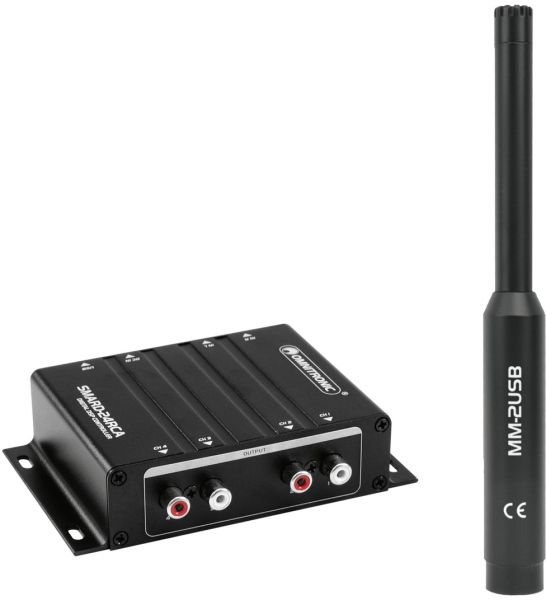 Omnitronic Set SMARD-24RCA + MIC MM-2USB