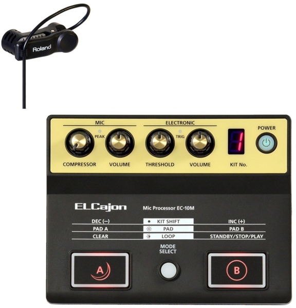 Procesor/multi-efect cu microfon clip-on Roland EC-10M Mic Processor