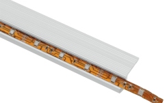Profil din aluminiu pentru benzi LED Eurolite Step Profile for LED Strip silver 2m