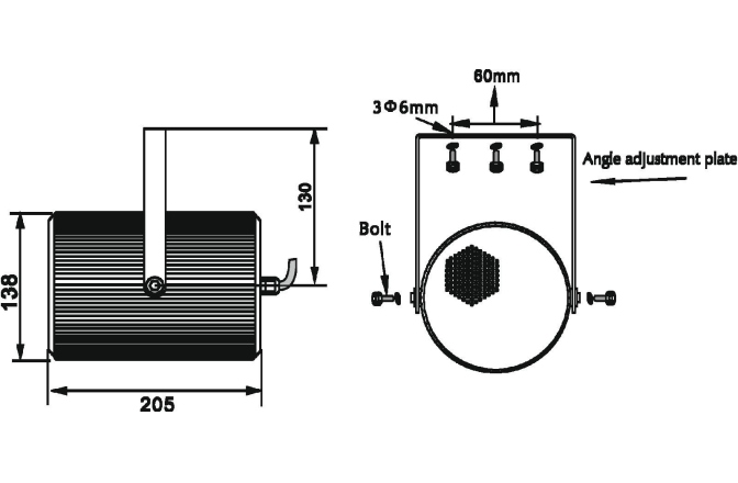 Proiector de sunet Omnitronic PS-15 Projector Speaker
