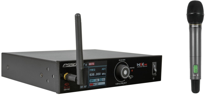 PSSO Set WISE ONE + Con. wireless microphone 638-668MHz