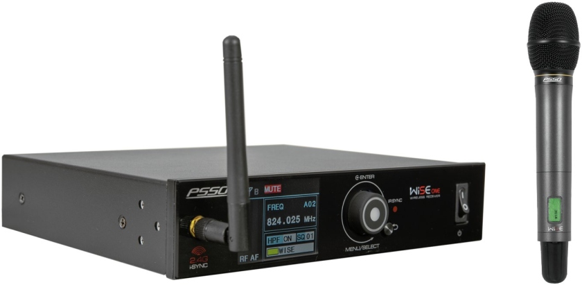 PSSO Set WISE ONE + Con. wireless microphone 823-832/863-865MHz