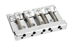 Punte bas cu 5 corzi Fender HiMass 5-String Bass Bridge With Zinc Saddles Chrome