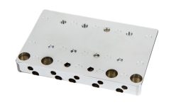 Punte bas cu 5 corzi Fender HiMass 5-String Bass Bridge With Zinc Saddles Chrome