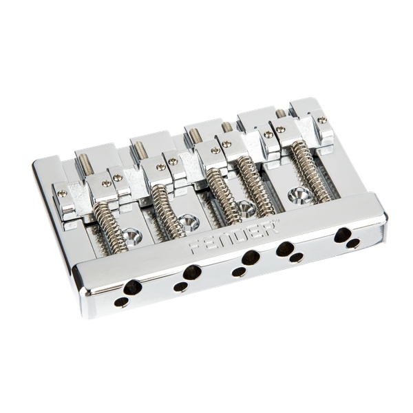 Fender HiMass 5-String Bass Narrow Bridge With Brass Saddles Chrome