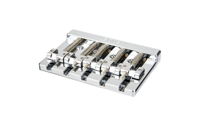 Punte bas cu 5 corzi Fender HiMass 5-String Bass Narrow Bridge With Brass Saddles Chrome