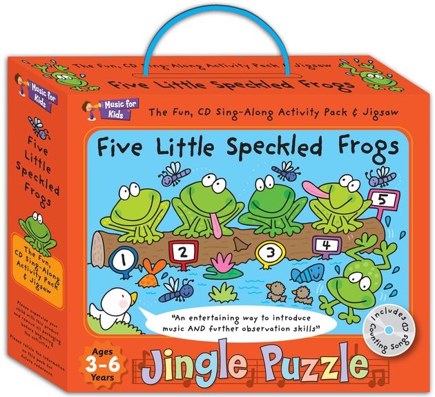 Jingle Puzzle Five Little Speckled Frogs