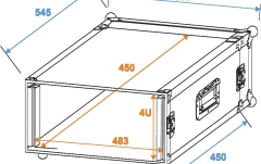 Rack de efecte Roadinger Rack Profi 4U 45cm