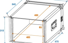 Rack de efecte Roadinger Rack Profi 6U 45cm