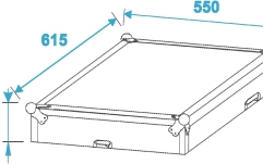 Rack de sonorizare Roadinger Special Combo Case Pro 6U