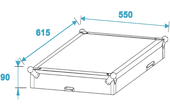 Rack de sonorizare Roadinger Special Combo Case Pro 6U