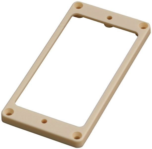Partsland Ramă pentru Humbucker, crem, Flat cover 88,5 x 44,6 mm;
