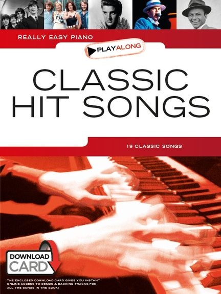 REALLY EASY PIANO PLAYALONG CLASSIC HIT SONGS PF BOOK & DOWNLOAD CARD