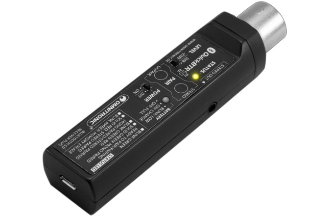 Receptor Bluetooth Omnitronic QuickBTR-5.0 XLR Aptx Bluetooth 5.0 Receiver