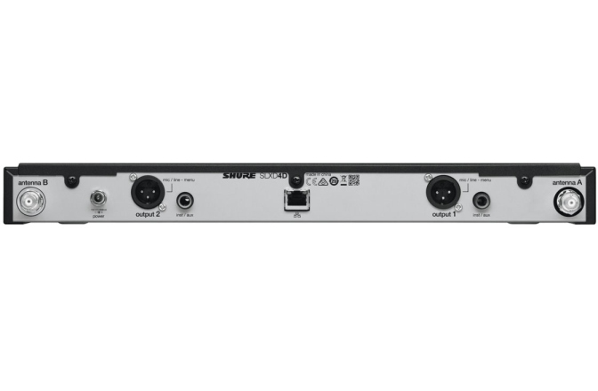 Receptor wireless dual Shure SLXD-4 Dual