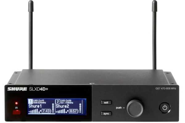 SLXD4D+ Dual Channel Wireless Receiver G65