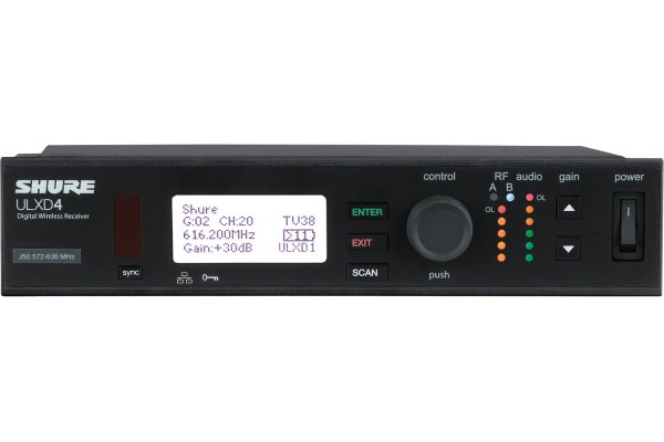 ULXD4 Single Wireless Receiver K51 ULXD4 Single Wireless Receiver K51