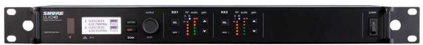 Shure ULXD4D Dual Wireless Receiver G56