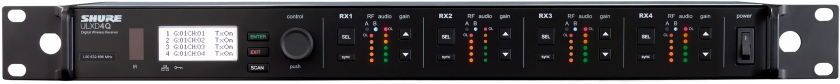 Shure ULXD4Q Quad Wireless Receiver G56