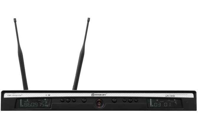 RELACART UR-260D 2-channel UHF Receiver Relacart UR-260D 2-channel UHF Receiver