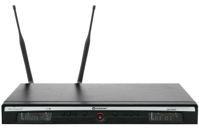 RELACART UR-260D 2-channel UHF Receiver Relacart UR-260D 2-channel UHF Receiver