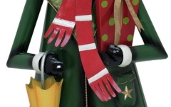 Ren îmbrăcat Europalms Reindeer with Coat, Metal, 155cm, green