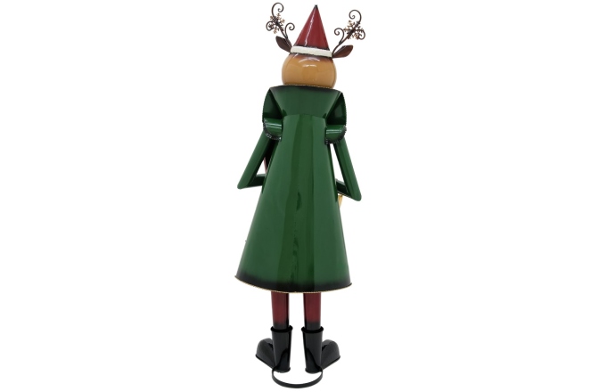 Ren îmbrăcat Europalms Reindeer with Coat, Metal, 155cm, green