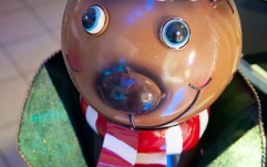 Ren îmbrăcat Europalms Reindeer with Coat, Metal, 155cm, green