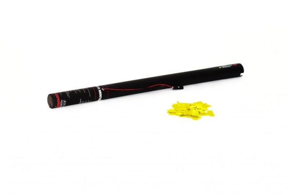 Electric Confetti Cannon 80cm, yellow