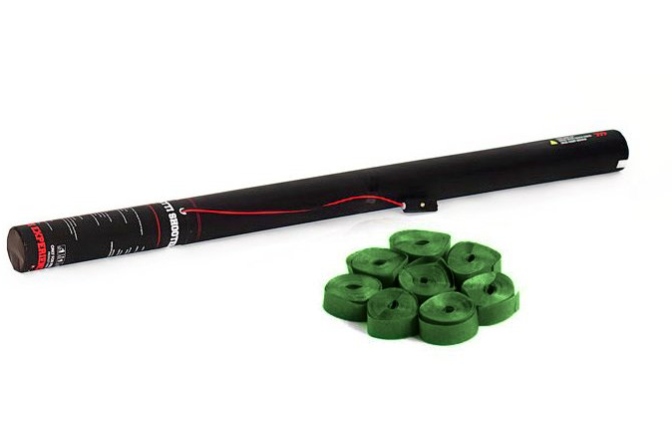 Rezerva tun confetti TCM FX Electric Streamer Cannon 80cm, dark green