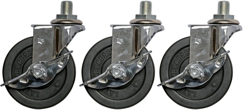 Latin Percussion Lockable swivel caster - LP290B - LP290S - LP290S-AIR - LP291 - LP445 Crom