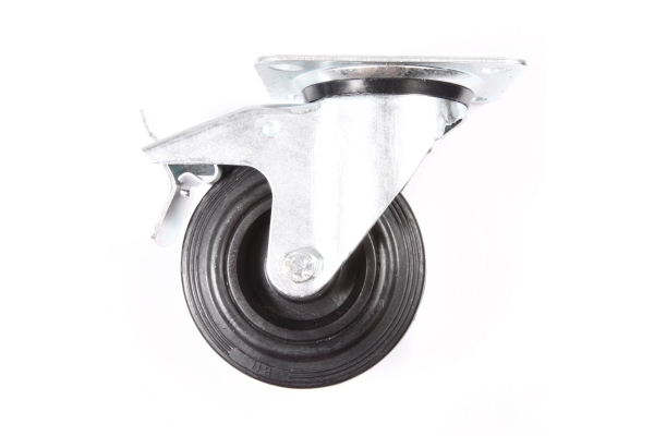 swivel castor braked